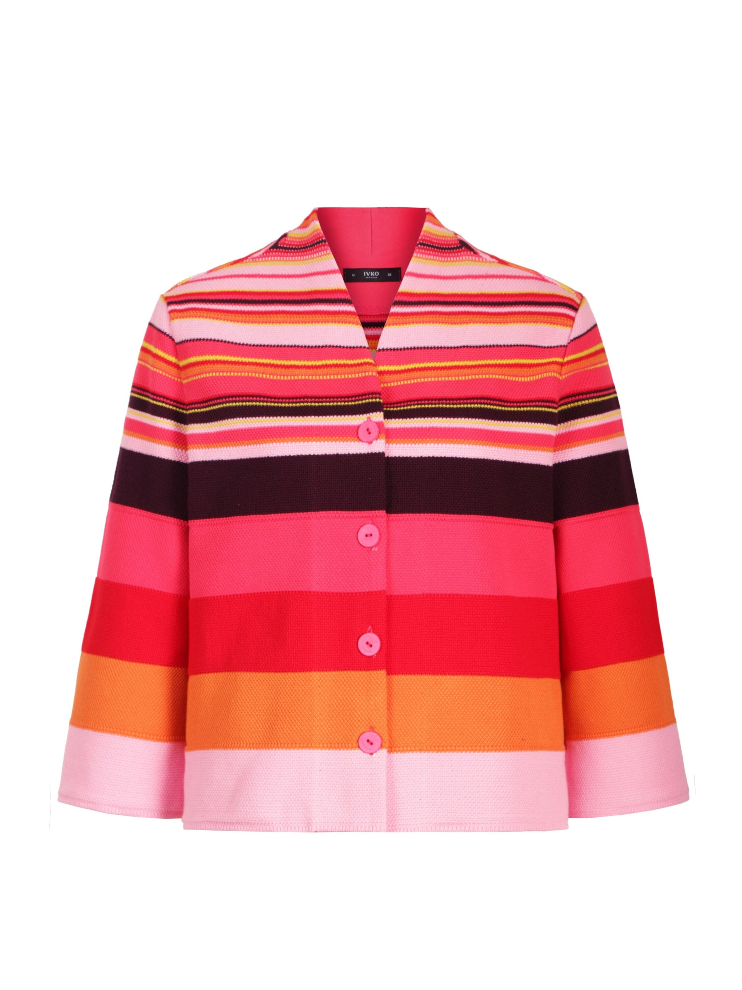 IVKO Woman Knit Cardigan in Pink: front