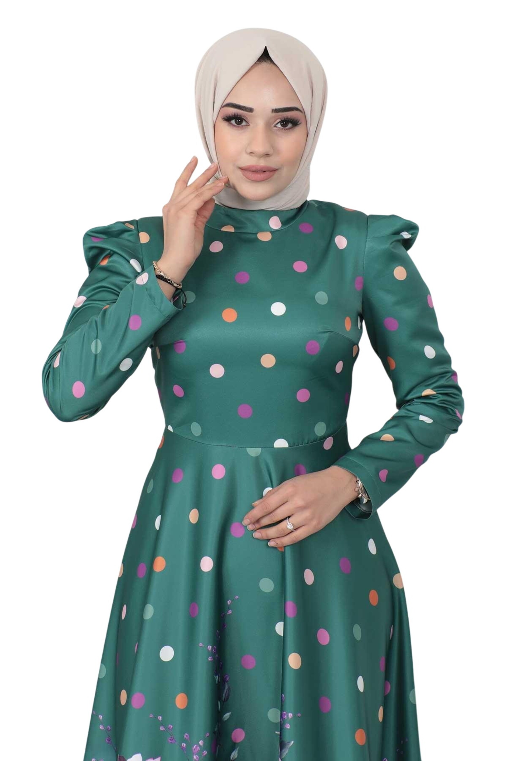 MODAMIHRAM Dress in Green