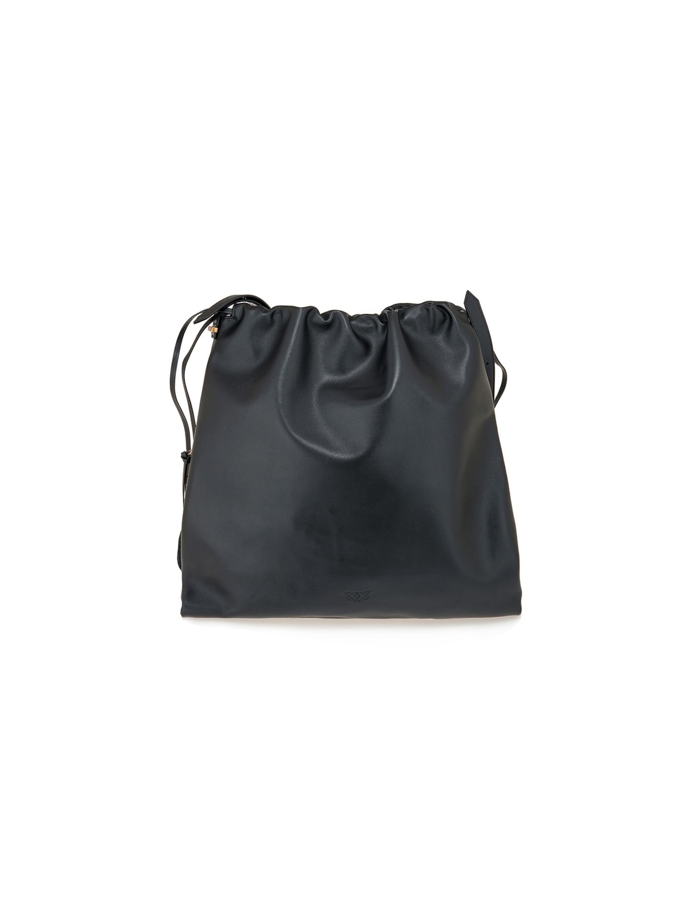 Borsa a tracolla 'Slouchy Extra Vitello Morbido' di PINKO in nero