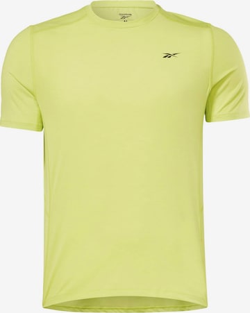 Reebok Sport Functioneel shirt in Geel: voorkant