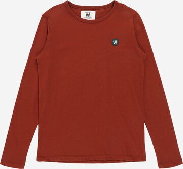 WOOD WOOD Shirt 'Kim' in Rood: voorkant