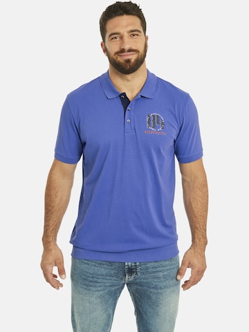 Jan Vanderstorm Shirt 'Topi' in Blauw: voorkant