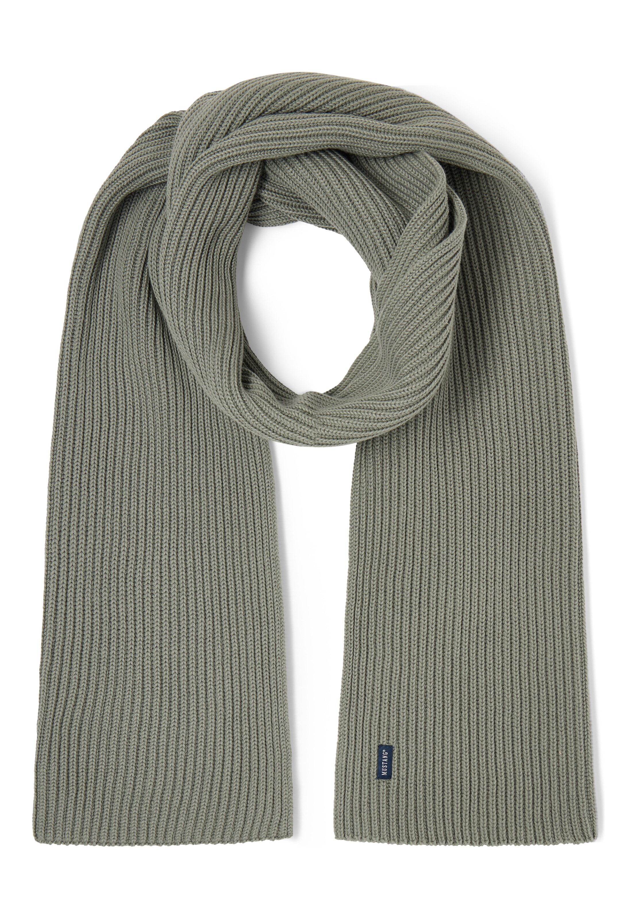 MUSTANG Scarf 'Style Fresno' in Green: front