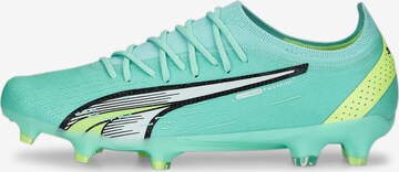 Scarpa da calcio 'Ultra Ultimate' di PUMA in verde: frontale