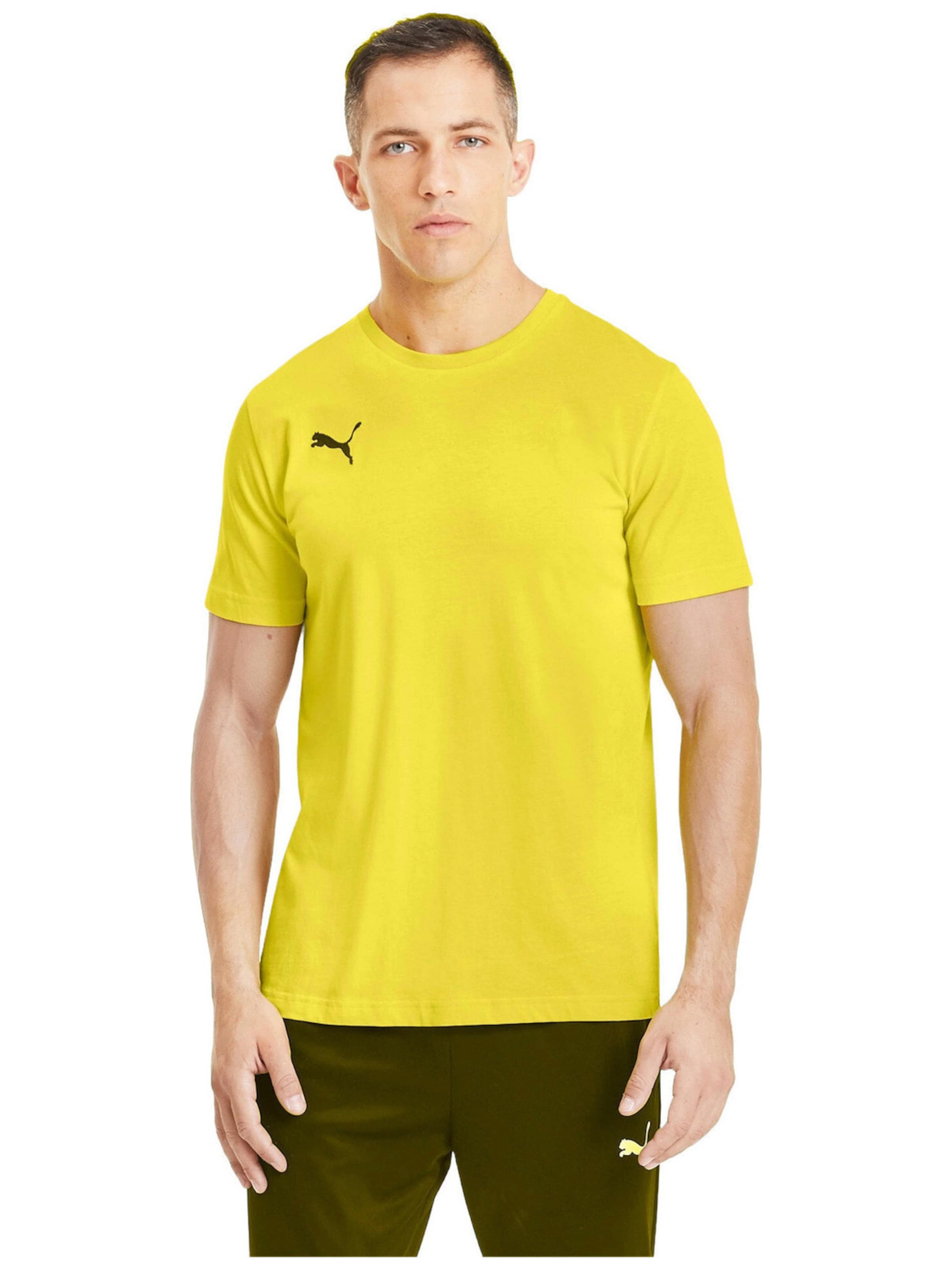 PUMA Shirt 'Teamgoal 23 Casuals' in Geel