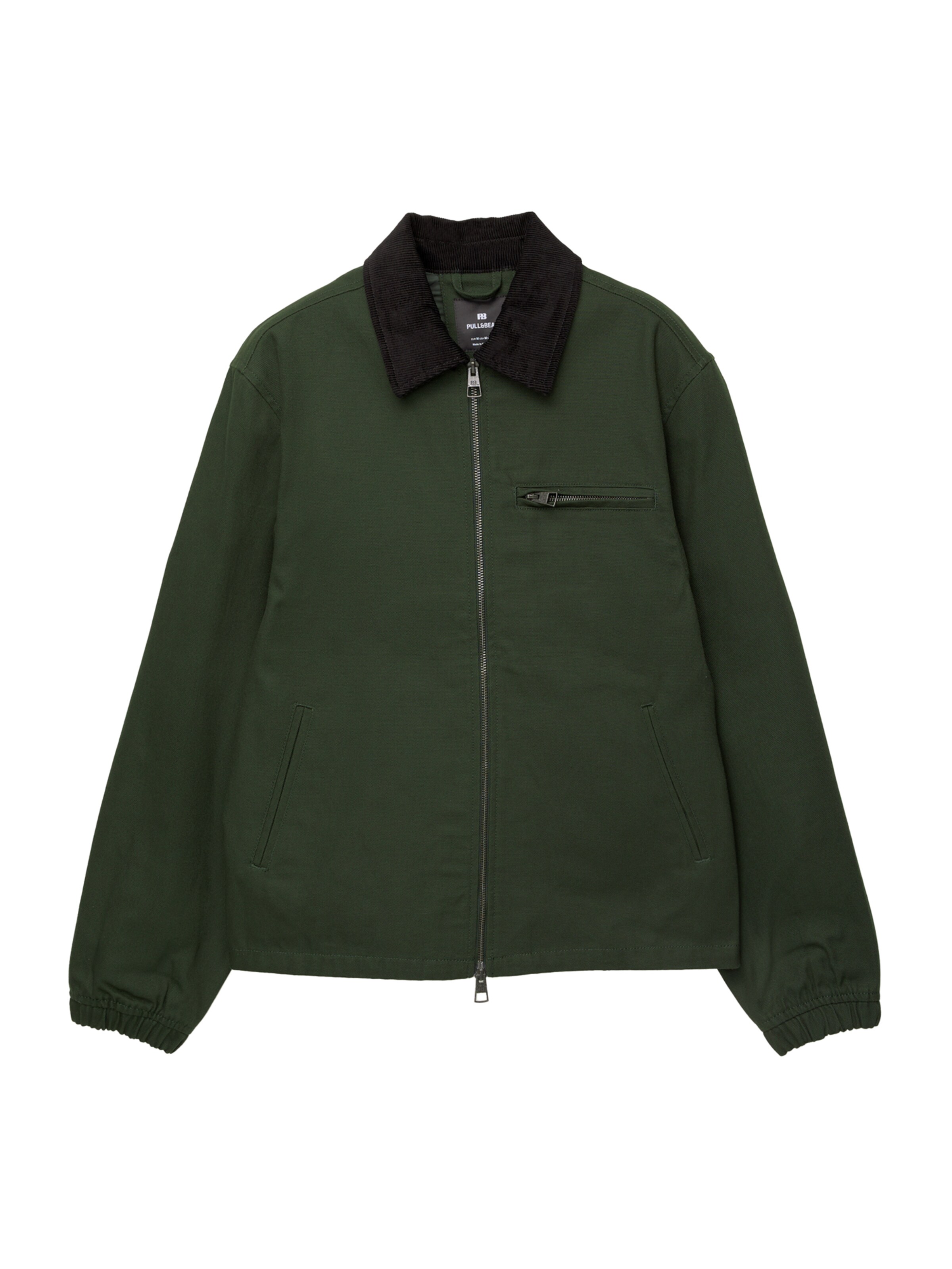 Pull&Bear Átmeneti dzseki - zöld: elől