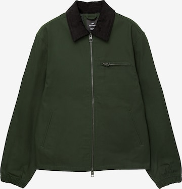 Veste mi-saison Pull&Bear en vert : devant