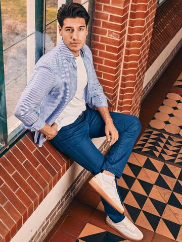 Coupe regular Chemise Steppin' out en bleu