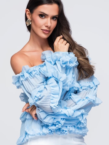 Camicia da donna di Ombre in blu