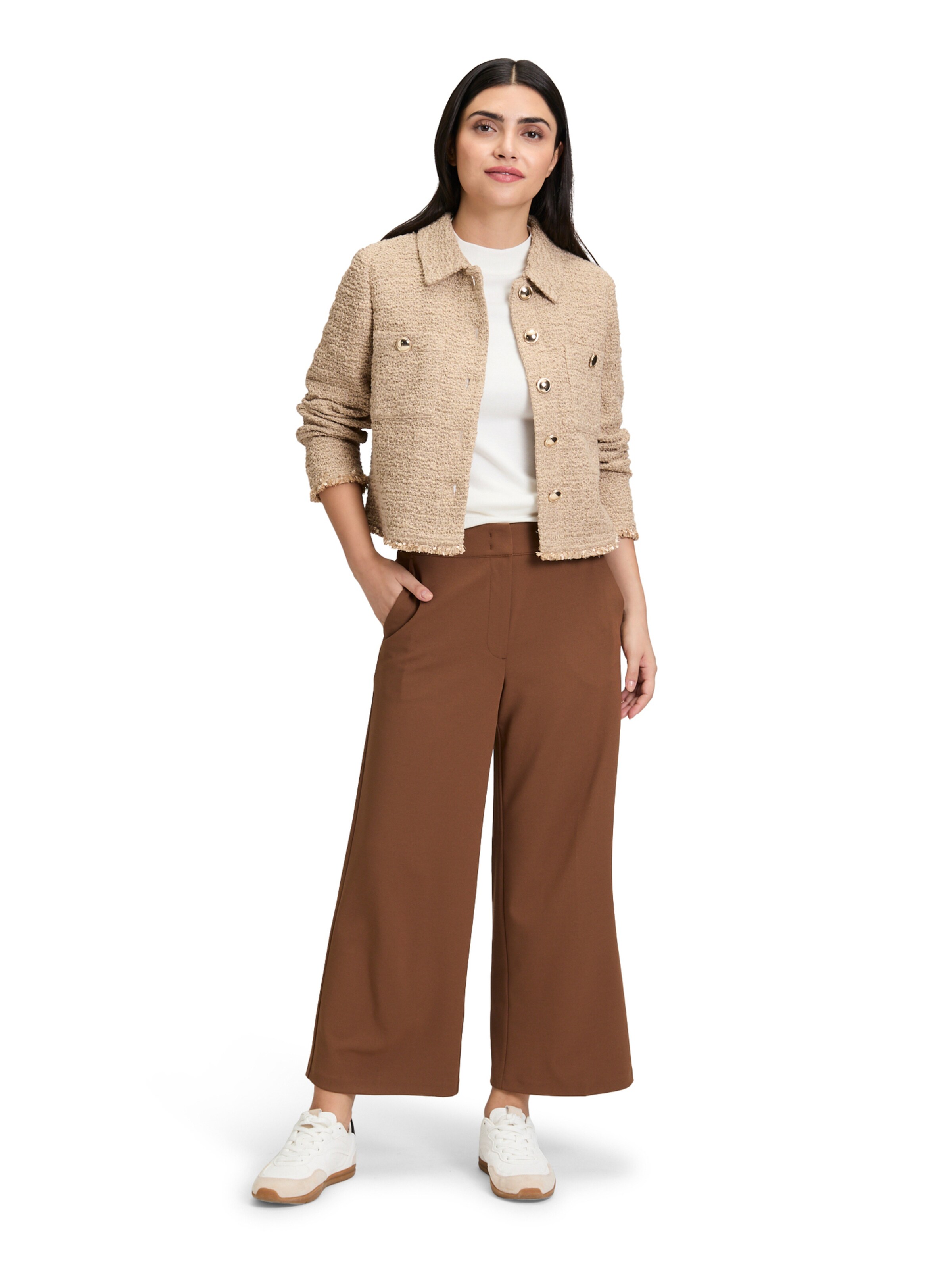 Wide leg Pantaloni di Betty Barclay in marrone
