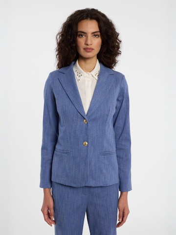 Ana Alcazar Blazer 'Daely' in Blue: front