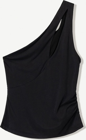BershkaTop - crna boja: prednji dio