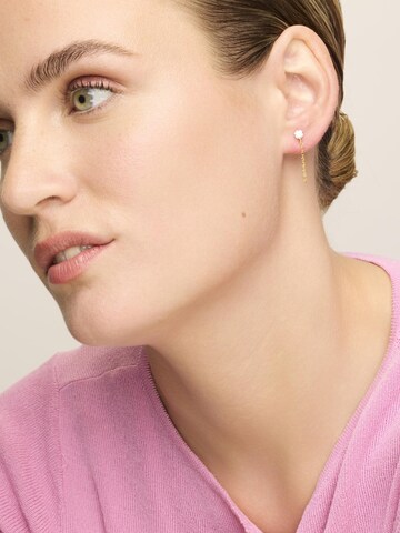 Luxenter Øreringe 'Essential' i hvid