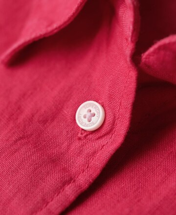 Chemisier Superdry en rouge