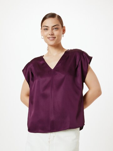 Sisley - Blusa em roxo: frente