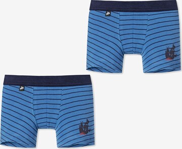 SCHIESSER Underpants 'Capt'n Sharky' in Blue: front