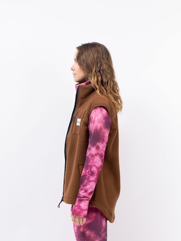 Gilet de sport Eivy en marron