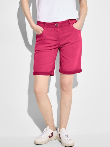 CECIL Regular Shorts 'Scarlett' in Pink