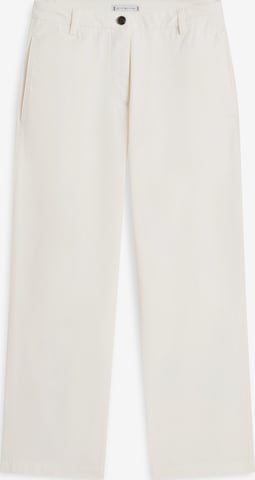 smėlio TOMMY HILFIGER Standartinis „Chino“ stiliaus kelnės: priekis