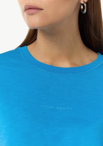 T-shirt comma casual identity en bleu