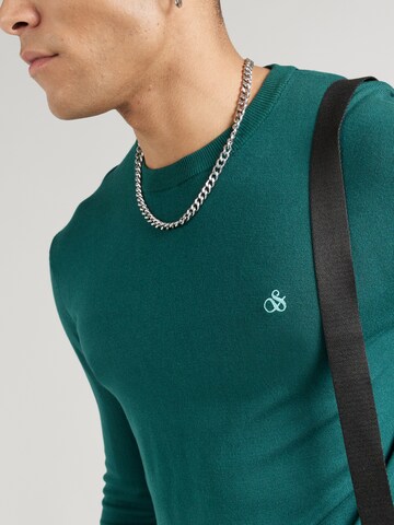 SCOTCH & SODA - Pullover 'ESSENTIAL' em verde