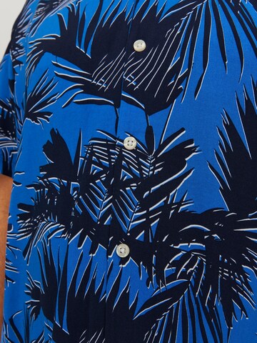 Jack & Jones Plus Comfort fit Overhemd 'Luke' in Blauw