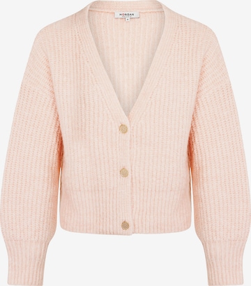 Morgan Cardigan i pink: forside