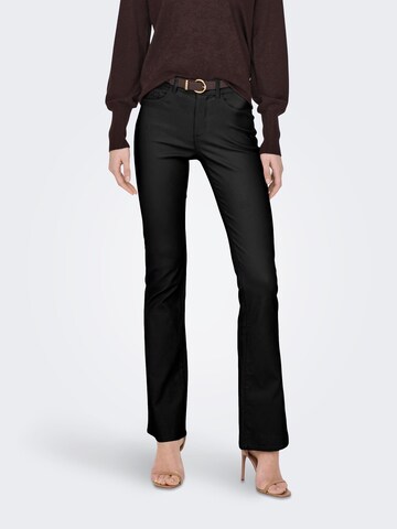 ONLY Flared Trousers 'BLUSH' in Black: front