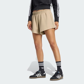 ADIDAS ORIGINALS - Loosefit Pantalón en beige: frente