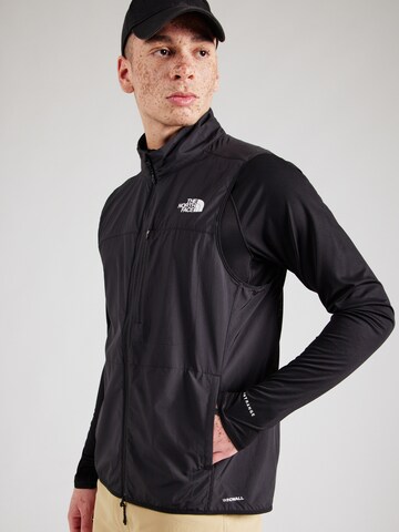 Gilet de sport 'HIGHER RUN WIND' THE NORTH FACE en noir : devant