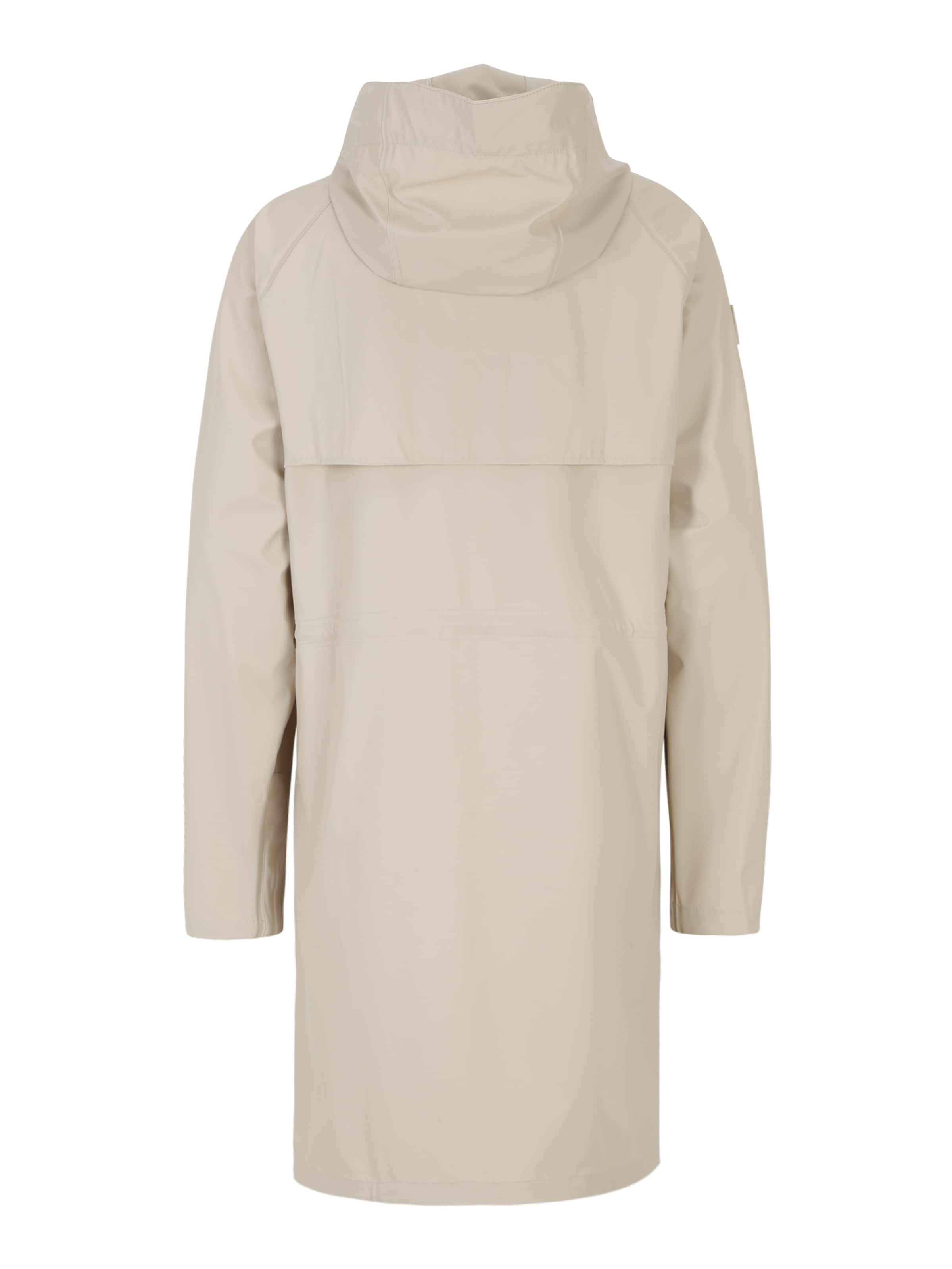 Kapten & Son Funktionsjakke 'Everyday Rain Jacket Long' i beige
