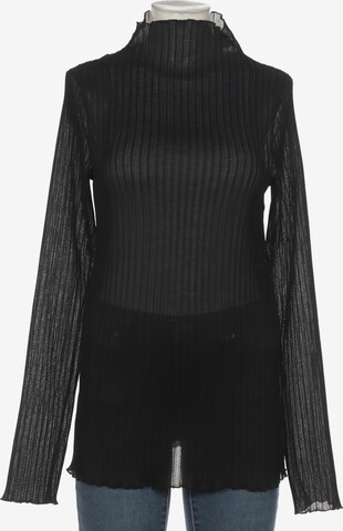 JIL SANDER Bluse L in Schwarz: predná strana