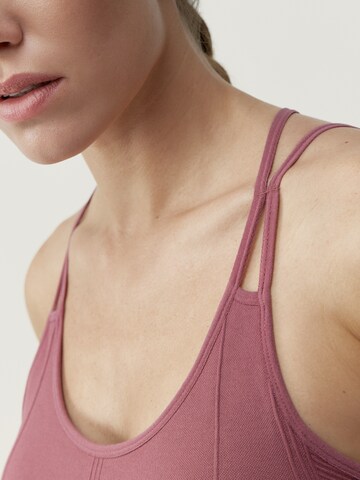 Bustier Haut de sport 'Kamay' Born Living Yoga en rose