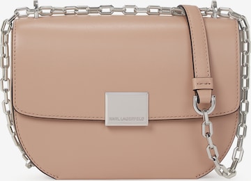 Sac à bandoulière 'Forever' Karl Lagerfeld en beige : devant