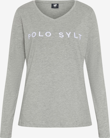 Polo Sylt Shirt in Grau: Vorderseite