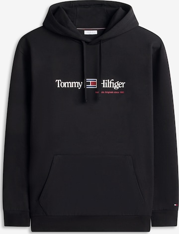 juoda TOMMY HILFIGER Megztinis be užsegimo: priekis