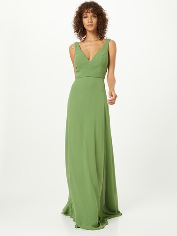 STAR NIGHT Evening Dress in Green: front