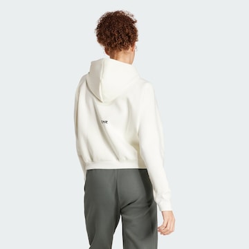 Veste de survêtement 'W Z.N.E. FZ' ADIDAS SPORTSWEAR en blanc