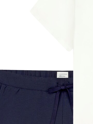 SCHIESSER Pajama 'Mix & Relax' in Blue