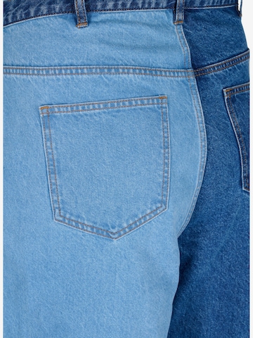Slimfit Jeans de la Zizzi pe albastru