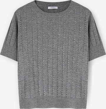 MOTIVI Top in Grijs: voorkant