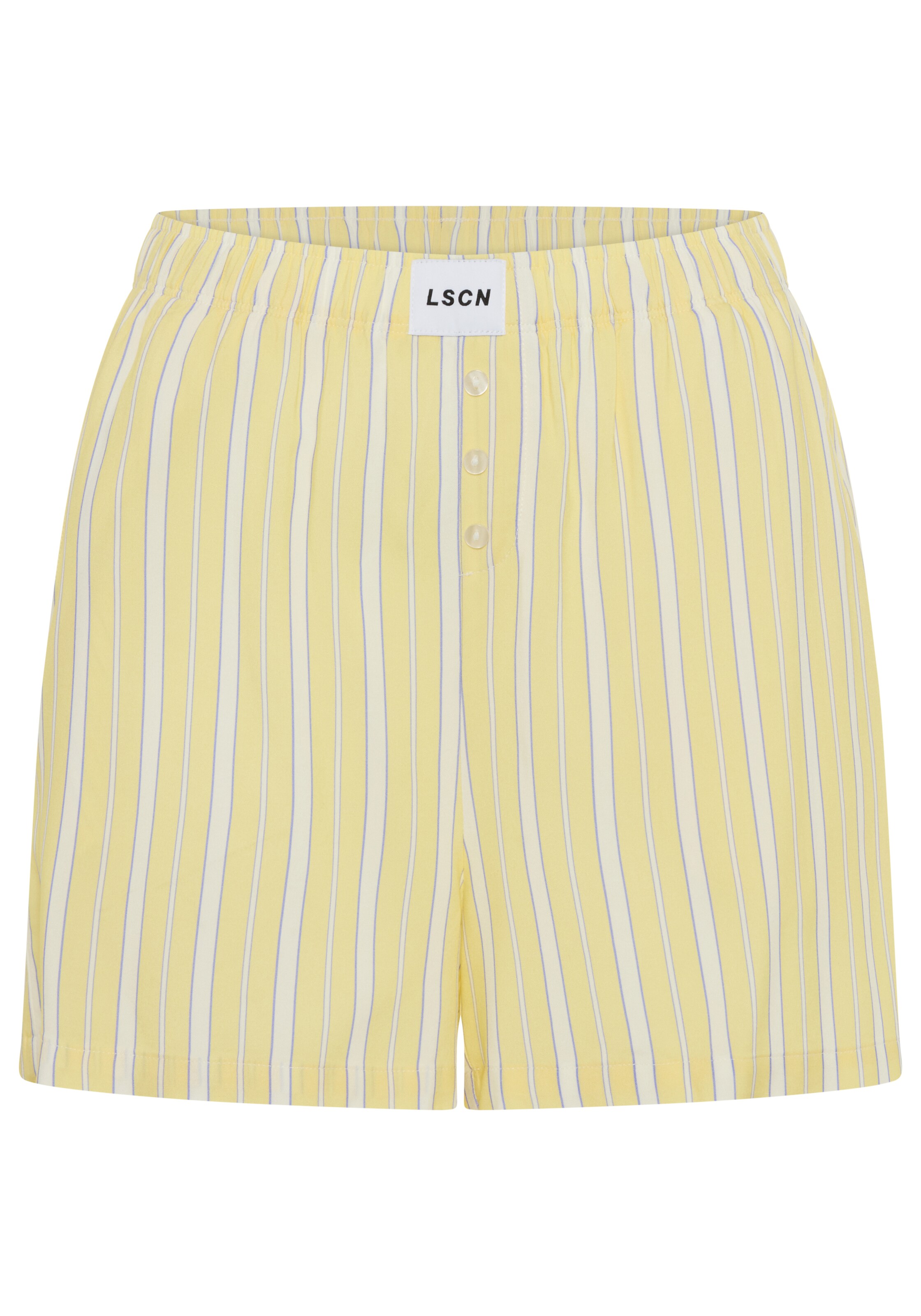 LSCN by LASCANA Short Pajama Set in Yellow