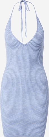 Abercrombie & Fitch Knitted dress in Blue: front