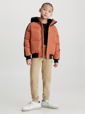Calvin Klein Jeans Kurtka zimowa w kolorze brązowy