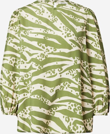 SEIDENSTICKER Blouse 'Schwarze Rose' in Groen: voorkant