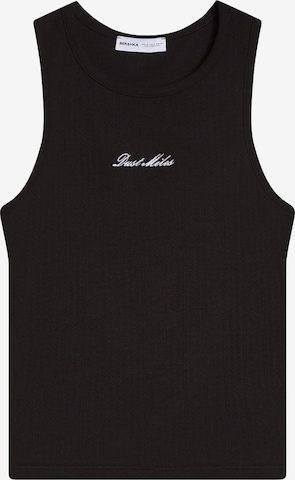 Bershka Тениска в черно: отпред