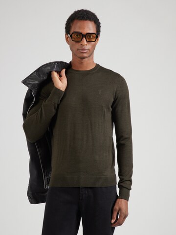 Bruun & Stengade - Pullover 'Jupiter' em verde: frente