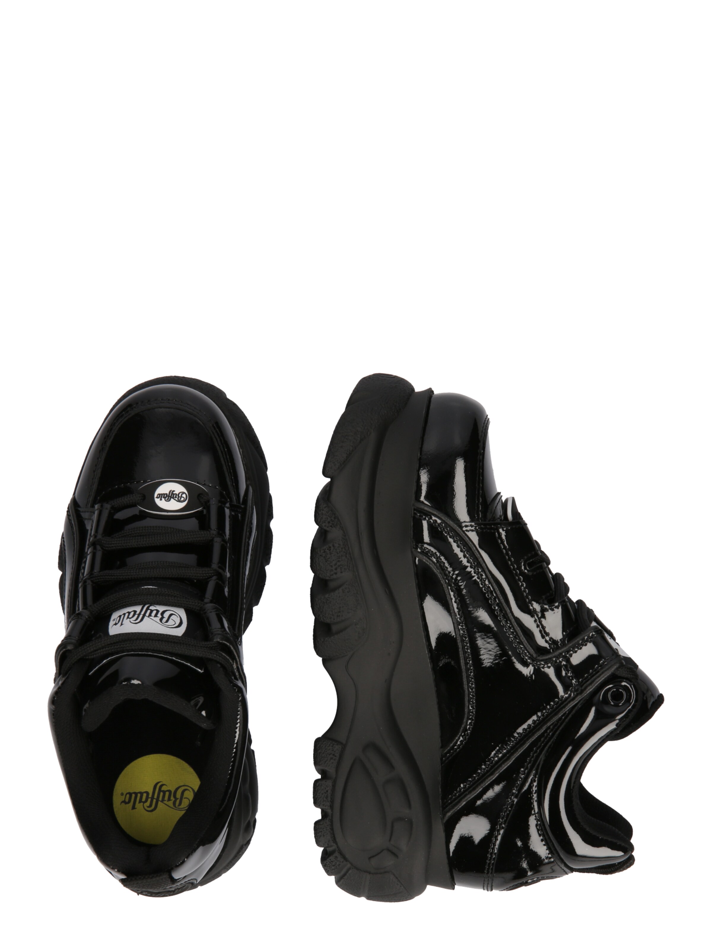 BUFFALO Σνίκερ χαμηλό σε μαύρο