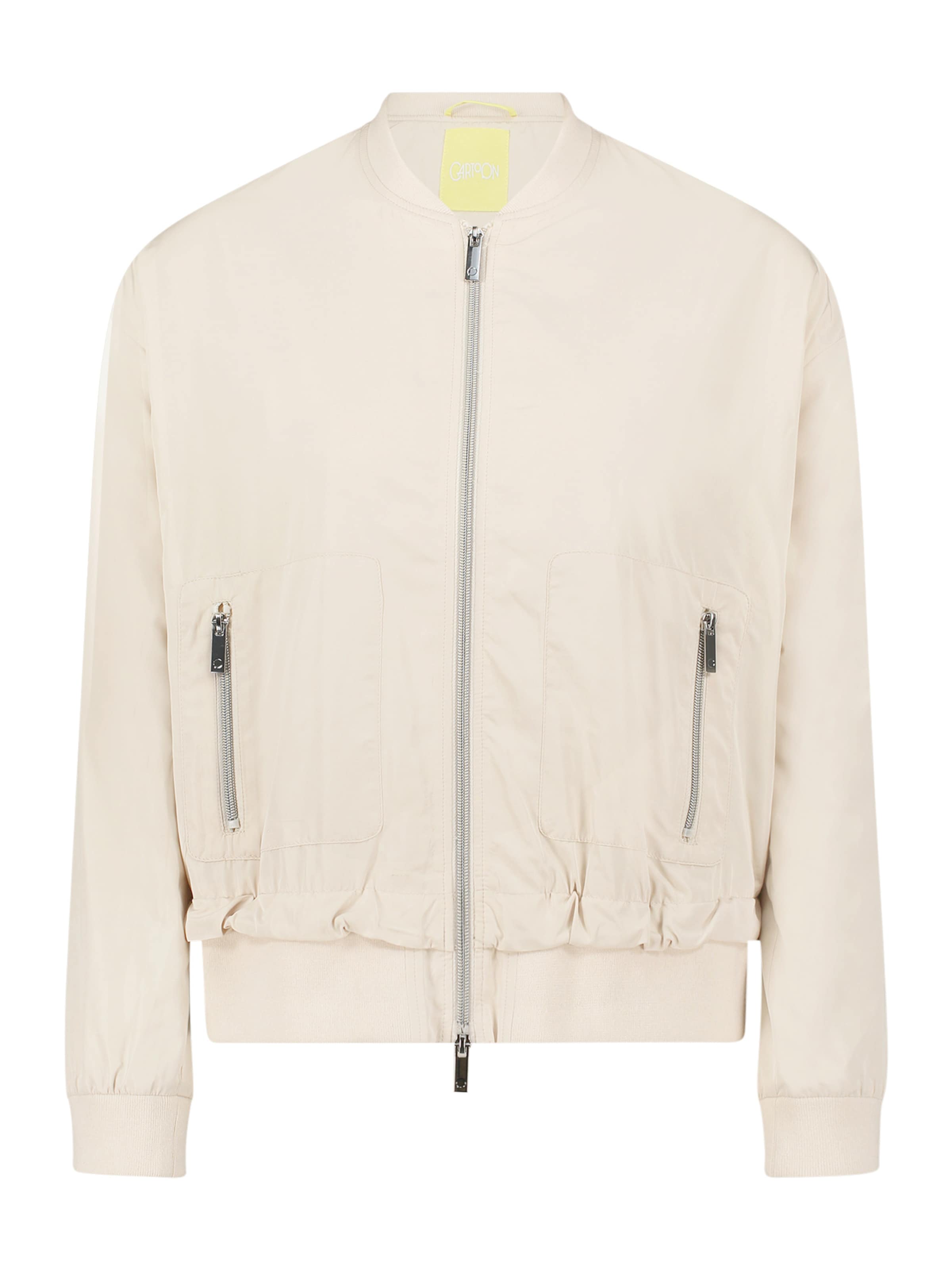 Cartoon Tussenjas in Grijs: voorkant