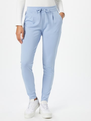 ICHI Tapered Broek 'Kate' in Blauw: voorkant